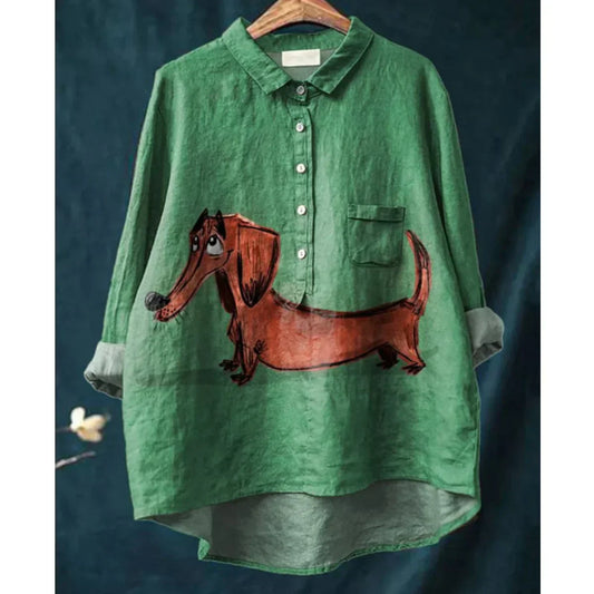Peppar Hundkonstskjorta - Unik Design för Komfort och Stil 1