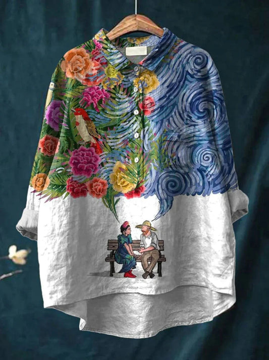 Vincent Van Gogh Skjorta - Unik Design För Komfort Och Stil 1