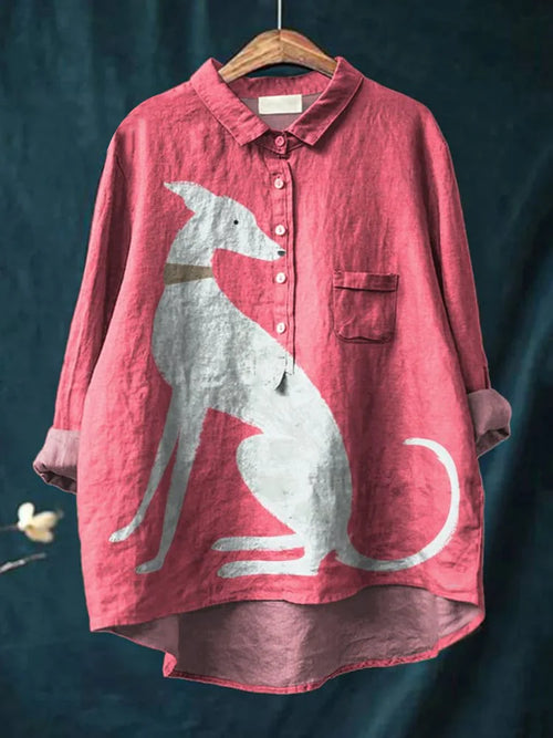 Daisy Hundkonstskjorta - Unik Design och Hela Dagen Komfort 1