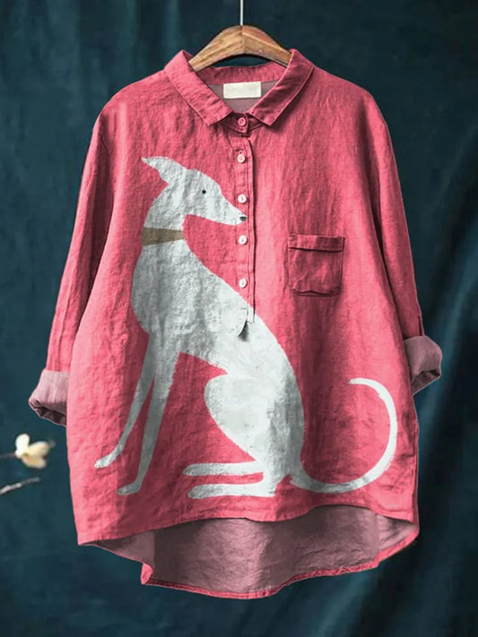 Daisy Hundkonstskjorta - Unik Design och Hela Dagen Komfort 1