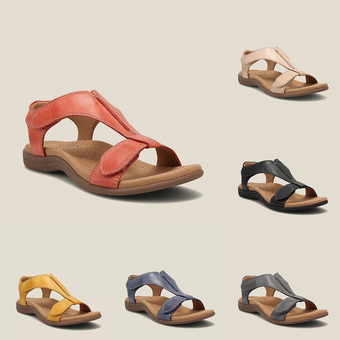 Giulia™ - Sportiga ortopediska sandaler i läder