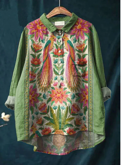 Variant image for Skjorta - Färgglad Design för Komfort och Boho-Chic Stil-73