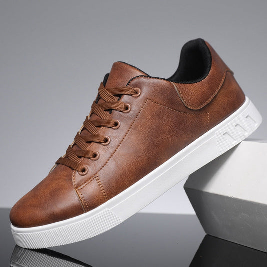 Paolo - Sneakers i läder för män