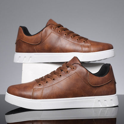 Paolo - Sneakers i läder för män