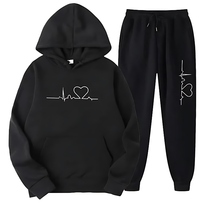 Heartlove ™ Träningsdräkt - Komfortabel Fleece för Värme och Stil 3