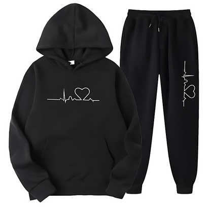 Heartlove ™ Träningsdräkt - Komfortabel Fleece för Värme och Stil 3