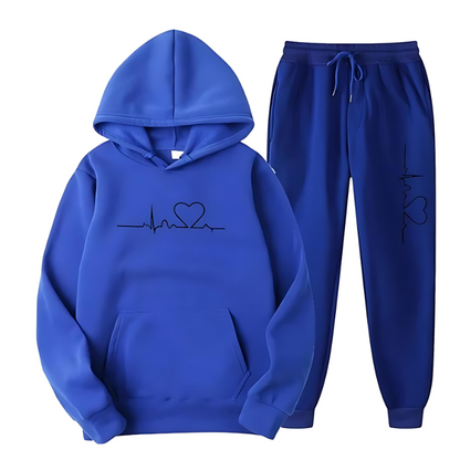 Heartlove ™ Träningsdräkt - Komfortabel Fleece för Värme och Stil 4