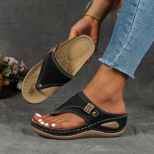 Sofia™ - Bekväma och Stiliga Ortopediska Sandaler