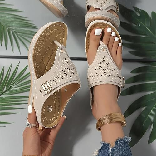 Sofia™ - Bekväma och Stiliga Ortopediska Sandaler