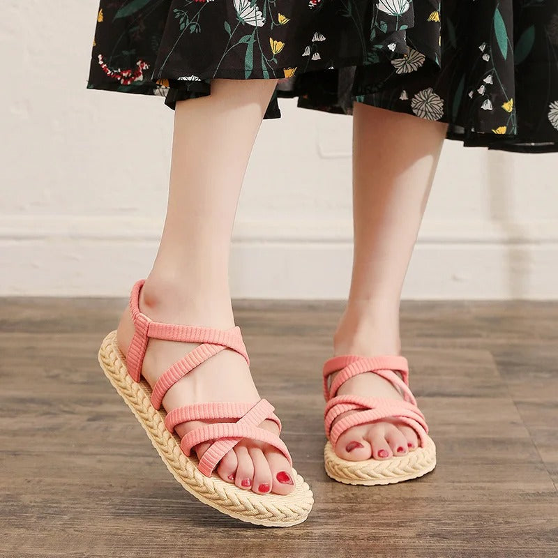 Thalia™ Sandaler Dam - Ergonomisk Komfort för Friska Fötter