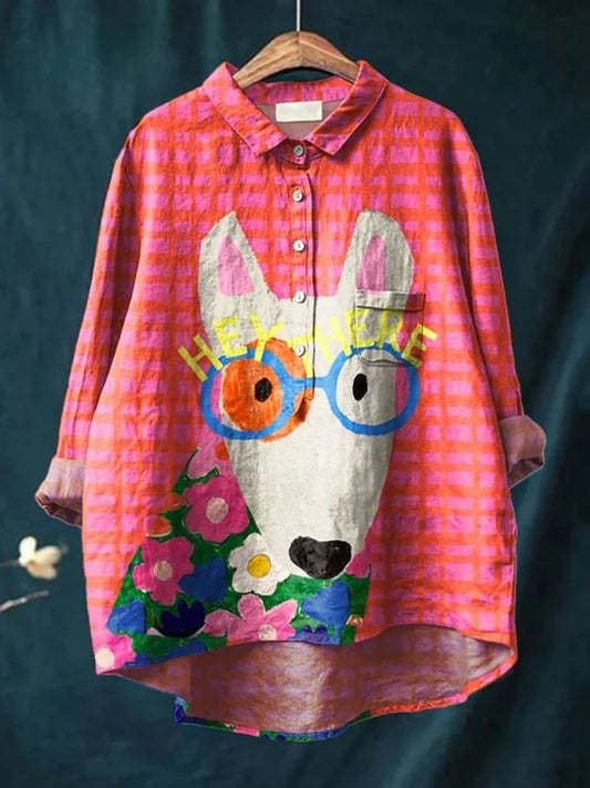 Hundkonstskjorta - Lekfull Design för Komfort och Stil 1