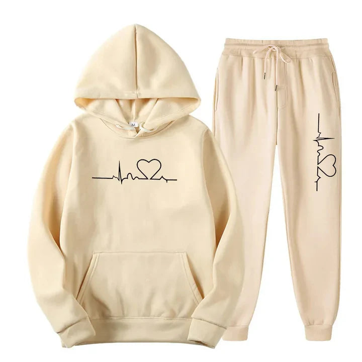 Heartlove ™ Träningsdräkt - Komfortabel Fleece för Värme och Stil 5